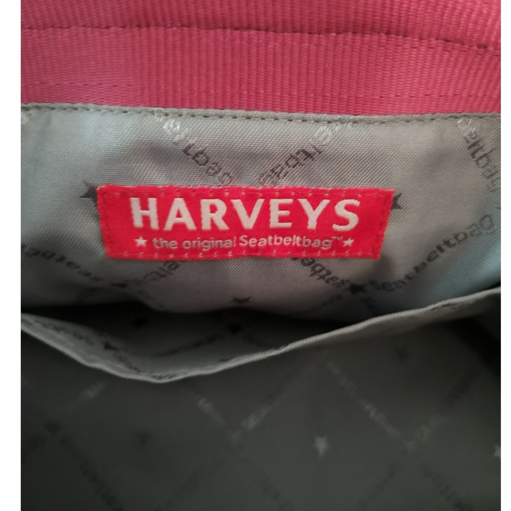 Harveys The Original Seatbelt Bag Woven Baguette Shoulder Bag Pink Raspberry - Picture 4 of 8
